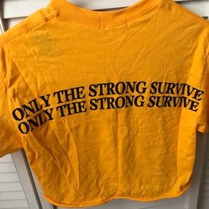 Cropped urban outfitters T-shirt